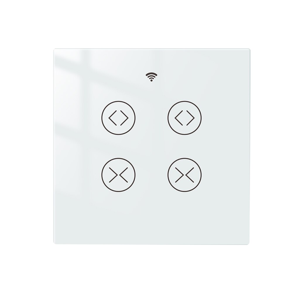 MFUNSHION WiFi RF Tuya 2 Gang Double Curtain Blind Switch for Roller Shutter Electric Motor With Google Home Alexa Smart Life