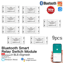 Load image into Gallery viewer, MoesHouse Bluetooth Smart Switch Relay Module Single Point Control Sigmesh Wireless Remote Control with Alexa Google Home tuya
