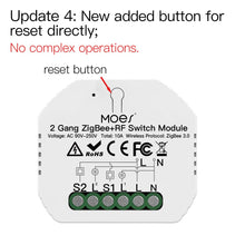 Load image into Gallery viewer, Tuya ZigBee 3.0 Smart Light Switch Relay Module 1/2/3 Gang Smart Life/Tuya App Control, Works with Alexa Google Home Yandex