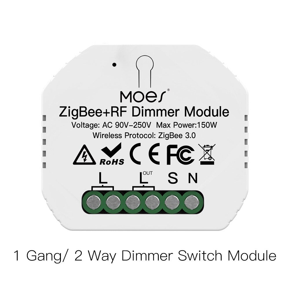Tuya ZigBee 3.0 Smart Light Switch Relay Module 1/2/3 Gang Smart Life/Tuya App Control, Works with Alexa Google Home Yandex