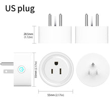 Load image into Gallery viewer, UK US EU WiFi Smart Socket Power Plug Outlet Remote Control Works with Amazon Alexa Google Home No Hub Required