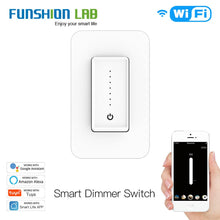 Load image into Gallery viewer, US WiFi Smart Light Dimmer Switch Smart Life/Tuya APP Compatible with Alexa Google Home for Voice Control,No Hub Required