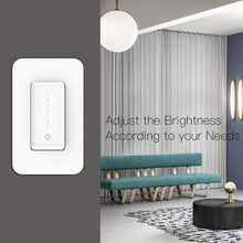 Load image into Gallery viewer, US WiFi Smart Light Dimmer Switch Smart Life/Tuya APP Compatible with Alexa Google Home for Voice Control,No Hub Required