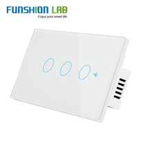 Load image into Gallery viewer, White WiFi Smart Wall Switch Neutral Wire Needed Wireless Smart Life Tuya Remote Control Single Fire Work With Alexa RF433
