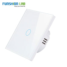 Load image into Gallery viewer, White WiFi Smart Wall Switch Neutral Wire Needed Wireless Smart Life Tuya Remote Control Single Fire Work With Alexa RF433