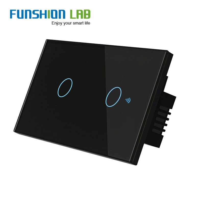White WiFi Smart Wall Switch No Neutral Wire Needed Wireless Smart Life Tuya Remote Control Single Fire Work With Alexa RF433