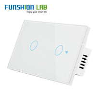 Load image into Gallery viewer, White WiFi Smart Wall Switch No Neutral Wire Needed Wireless Smart Life Tuya Remote Control Single Fire Work With Alexa RF433