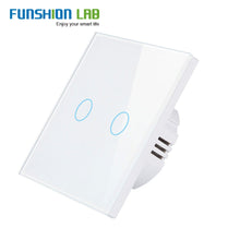 Load image into Gallery viewer, White WiFi Smart Wall Switch No Neutral Wire Needed Wireless Smart Life Tuya Remote Control Single Fire Work With Alexa RF433