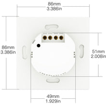 Load image into Gallery viewer, White WiFi Smart Wall Switch No Neutral Wire Needed Wireless Smart Life Tuya Remote Control Single Fire Work With Alexa RF433