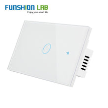 Load image into Gallery viewer, White WiFi Smart Wall Switch No Neutral Wire Needed Wireless Smart Life Tuya Remote Control Single Fire Work With Alexa RF433