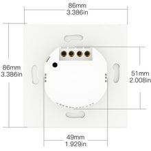Load image into Gallery viewer, White WiFi Smart Wall Switch No Neutral Wire Needed Wireless Smart Life Tuya Remote Control Single Fire Work With Alexa RF433