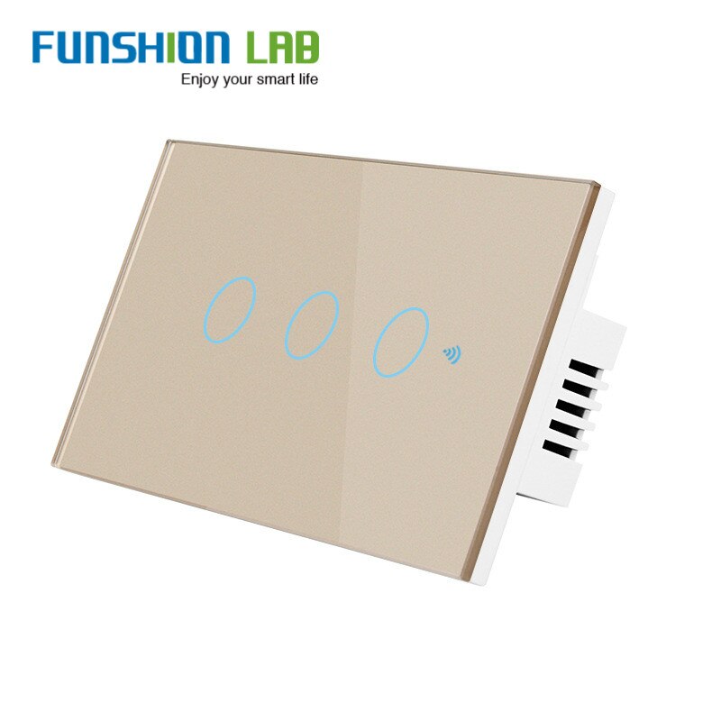White WiFi Smart Wall Switch No Neutral Wire Needed Wireless Smart Life Tuya Remote Control Single Fire Work With Alexa RF433