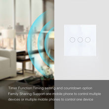 Load image into Gallery viewer, White WiFi Smart Wall Switch No Neutral Wire Needed Wireless Smart Life Tuya Remote Control Single Fire Work With Alexa RF433