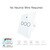 White WiFi Smart Wall Switch No Neutral Wire Needed Wireless Smart Life Tuya Remote Control Single Fire Work With Alexa RF433