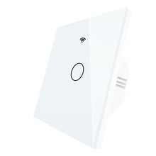 Load image into Gallery viewer, White WiFi Smart Wall Touch Light Switch Smart Life Tuya APP Wireless Remote Control Work with Alexa Echo Google Home