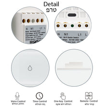 Load image into Gallery viewer, WiFi Smart Boiler Switch Water Heater Smart Life Tuya APP Remote Control Amazon Alexa Echo Google Home Voice Control Glass Panel
