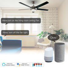 Load image into Gallery viewer, WiFi Smart Ceiling Fan Light Wall Switch,Smart Life/Tuya APP Remote Various Speed Control, Compatible with Alexa and Google Home