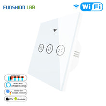 Load image into Gallery viewer, WiFi Smart Curtain Blind Switch for Electric Motorized Tuya Curtain Roller Shutter Works with Alexa Echo Google Home Smart Home