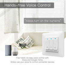 Load image into Gallery viewer, WiFi Smart Curtain Switch Tuya Smart Life App Remote Control Motorized Curtain Motor Roller Blinds,Works with Alexa Google Home