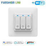 WiFi Smart Curtain Switch Tuya Smart Life App Remote Control Motorized Curtain Motor Roller Blinds,Works with Alexa Google Home