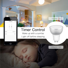 Load image into Gallery viewer, WiFi Smart LED Light Bulb 2700-6500k RGBCW Warm White Daylight Multicolor 50W Equivalent Work with Alexa Google Home GU10 2 Pack