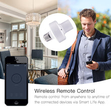 Load image into Gallery viewer, WiFi Smart Light Bulb Adapter Lamp Holder Base AC Smart Life/Tuya Wireless Voice Control with Alexa Google Home E27 E26 85-265V