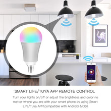 Load image into Gallery viewer, WiFi Smart Light Bulb Intelligent Colorful LED Lamp 7W RGBW APP Remote Control Works with Alexa Google for Smart Home E14