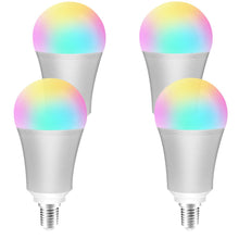 Load image into Gallery viewer, WiFi Smart Light Bulb Intelligent Colorful LED Lamp 7W RGBW APP Remote Control Works with Alexa Google for Smart Home E14