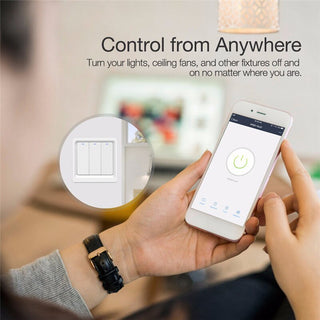WiFi Smart Light LED Switch Push Button Smart Life/Tuya APP Remote Control Works with Alexa Google Home for Voice Control 3 Gang