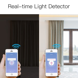 WiFi Smart Light Sensor Tuya Smart Life App Control Lighting Illumination Sensor Detector to AI Automation 1000LUX 12V Max