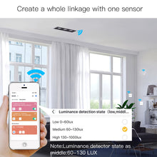 Load image into Gallery viewer, WiFi Smart Light Sensor Tuya Smart Life App Control Lighting Illumination Sensor Detector to AI Automation 1000LUX 12V Max