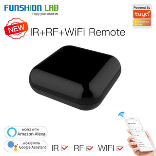 WiFi Smart RF+IR Universal Remote Controller RF Appliances Appliances Tuya Smart Life App Voice Control via Alexa Google Home