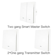 Load image into Gallery viewer, WiFi Smart Wall Light Switch RF433 Push Button Transmitter Kit Smart life Tuya Remote Control Works with Alexa Google Home