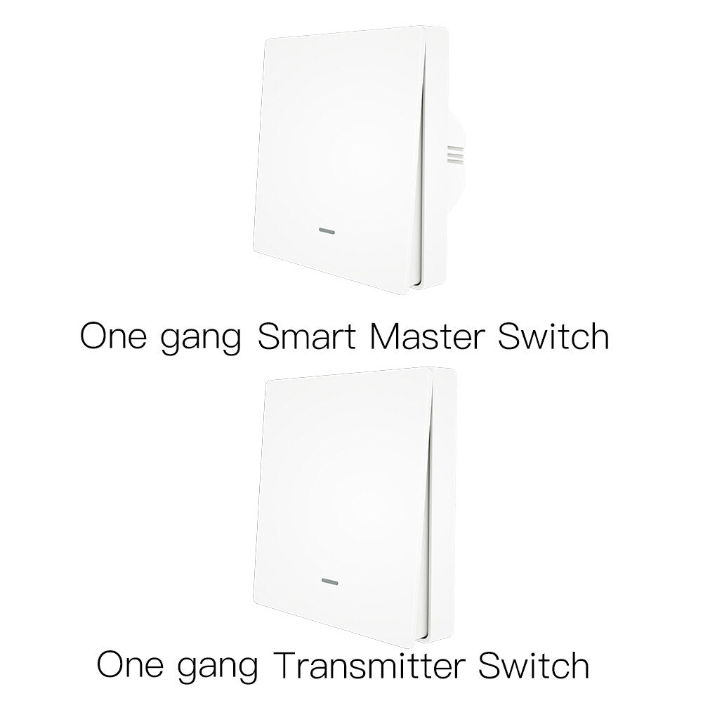 WiFi Smart Wall Light Switch RF433 Push Button Transmitter Kit Smart life Tuya Remote Control Works with Alexa Google Home