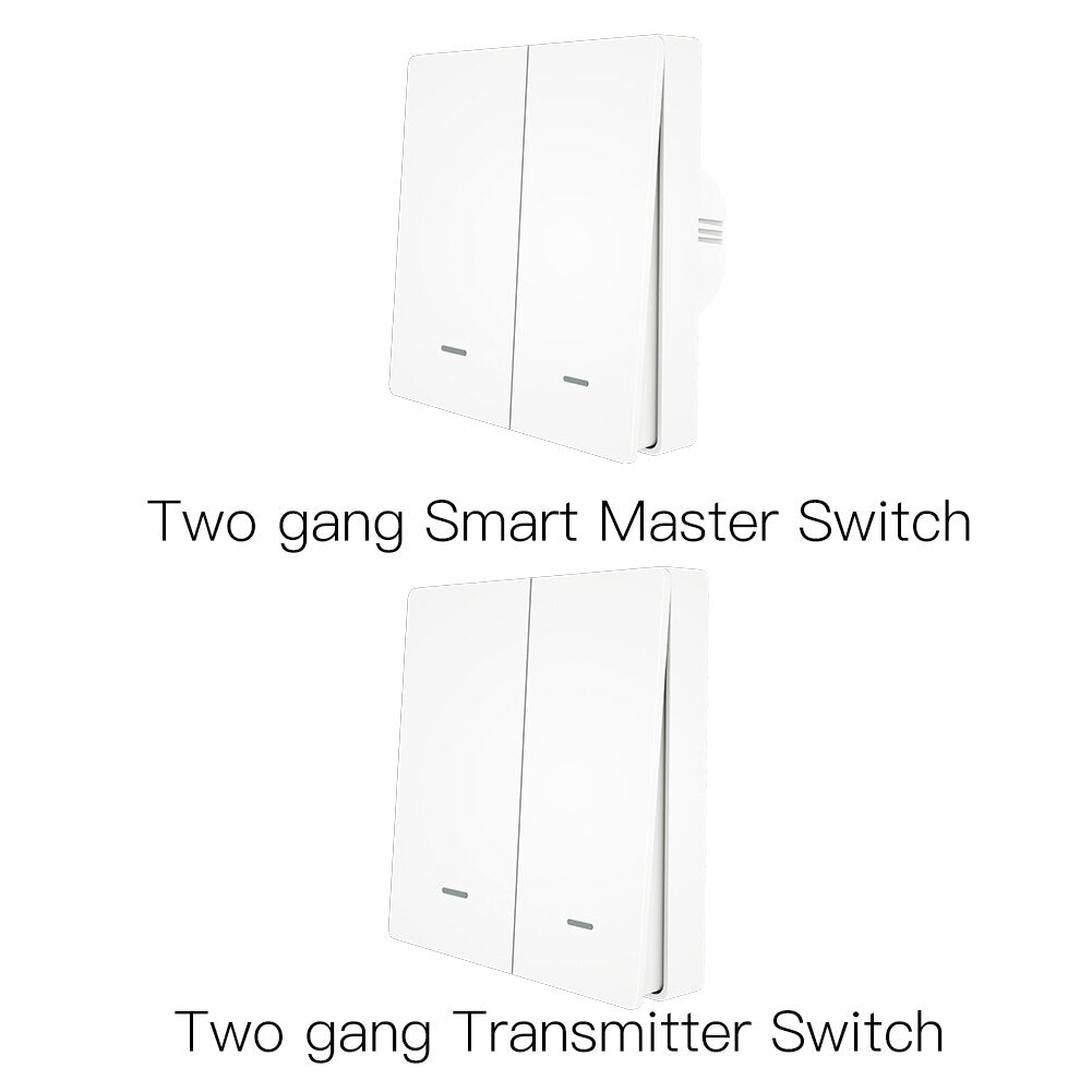 WiFi Smart Wall Light Switch RF433 Push Button Transmitter Kit Smart life Tuya Remote Control Works with Alexa Google Home