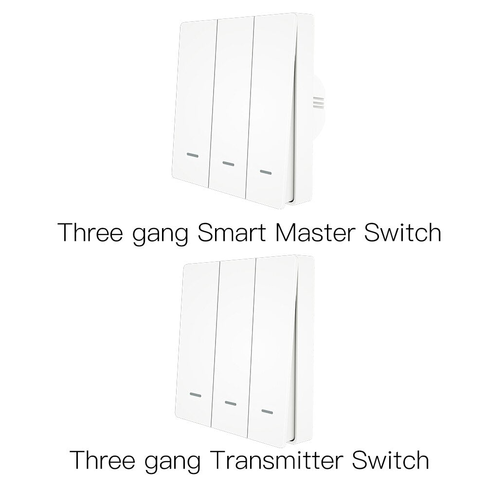 WiFi Smart Wall Light Switch RF433 Push Button Transmitter Kit Smart life Tuya Remote Control Works with Alexa Google Home