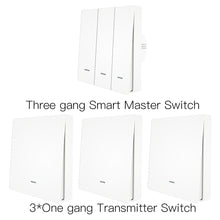Load image into Gallery viewer, WiFi Smart Wall Light Switch RF433 Push Button Transmitter Kit Smart life Tuya Remote Control Works with Alexa Google Home