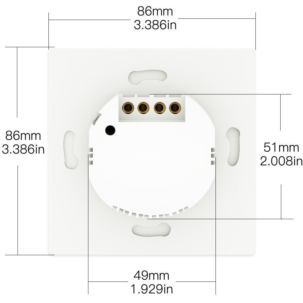 WiFi Smart Wall Light Switch RF433 Push Button Transmitter Kit Smart life Tuya Remote Control Works with Alexa Google Home