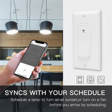 Load image into Gallery viewer, WiFi Wall Light Switch Smart Life/Tuya APP Remote Control Works with Amazon Alexa Echo Google Home IFTTT