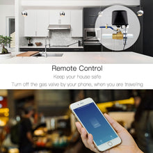 Load image into Gallery viewer, Wifi Smart Valve Home Automation System Valve Control for Gas Or Water Voice Control Work With Alexa Echo Google Home