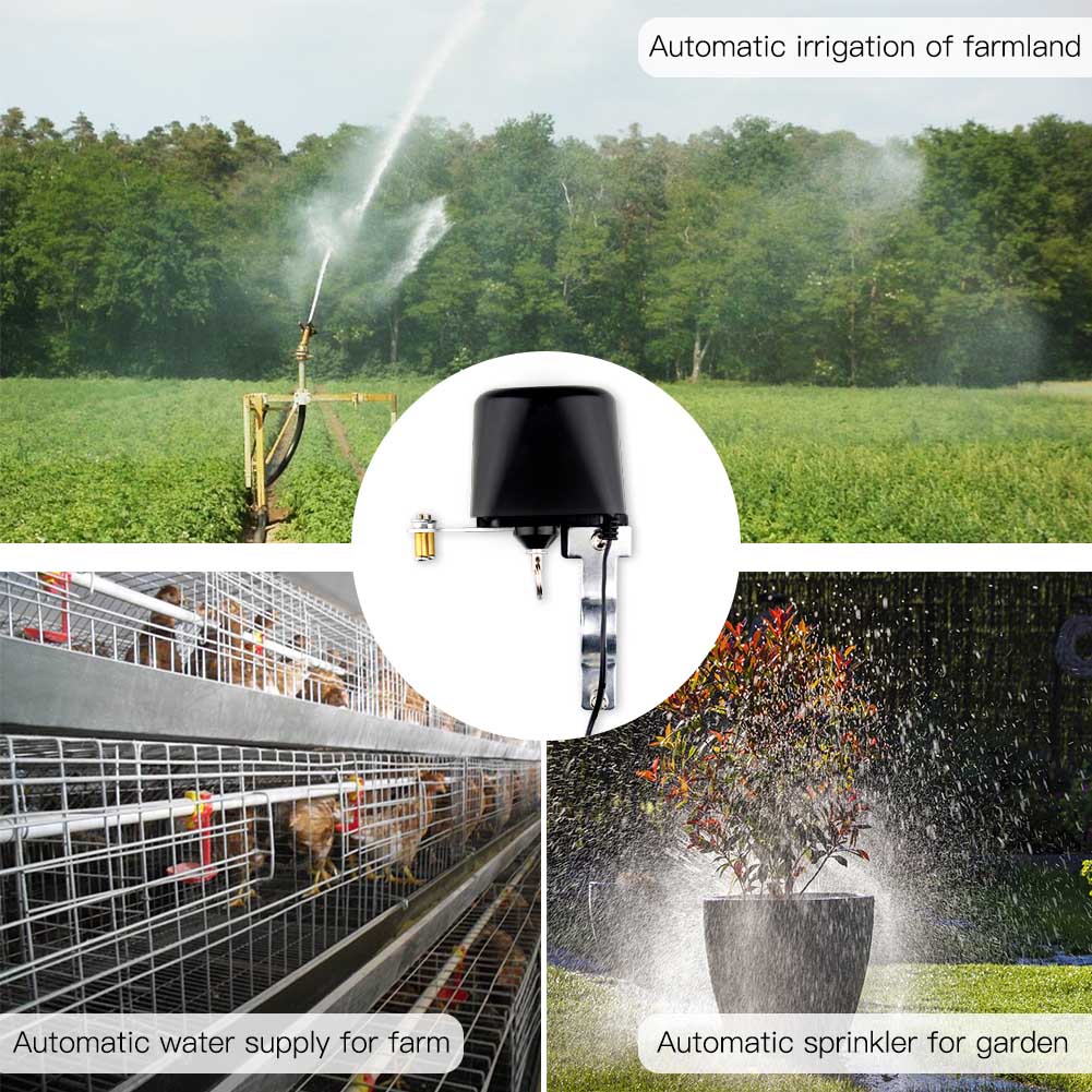 Wifi Smart Valve Home Automation System Valve Control for Gas Or Water Voice Control Work With Alexa Echo Google Home