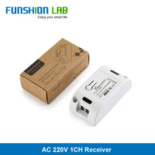 Load image into Gallery viewer, FUNSHION LAB 433MHz Universal Wireless Remote Control 86 Wall Panel RF Transmitter Receiver 1 2 3 Button For Home Light Switch