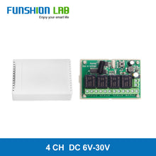 Load image into Gallery viewer, FUNSHION LAB 433MHz Universal Wireless Remote Control 86 Wall Panel RF Transmitter Receiver 1 2 3 Button For Home Light Switch