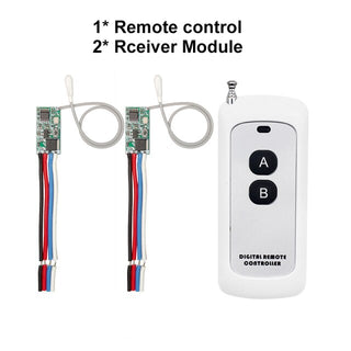 433MHz Wireless RF Remote Control DC6V 12V 24V Mirco Switch Receiver Module DIY With 433 Mhz Long Range Transmitter Light ON/OFF