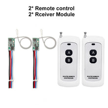 Load image into Gallery viewer, 433MHz Wireless RF Remote Control DC6V 12V 24V Mirco Switch Receiver Module DIY With 433 Mhz Long Range Transmitter Light ON/OFF