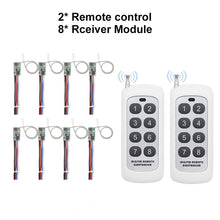 Load image into Gallery viewer, 433MHz Wireless RF Remote Control DC6V 12V 24V Mirco Switch Receiver Module DIY With 433 Mhz Long Range Transmitter Light ON/OFF