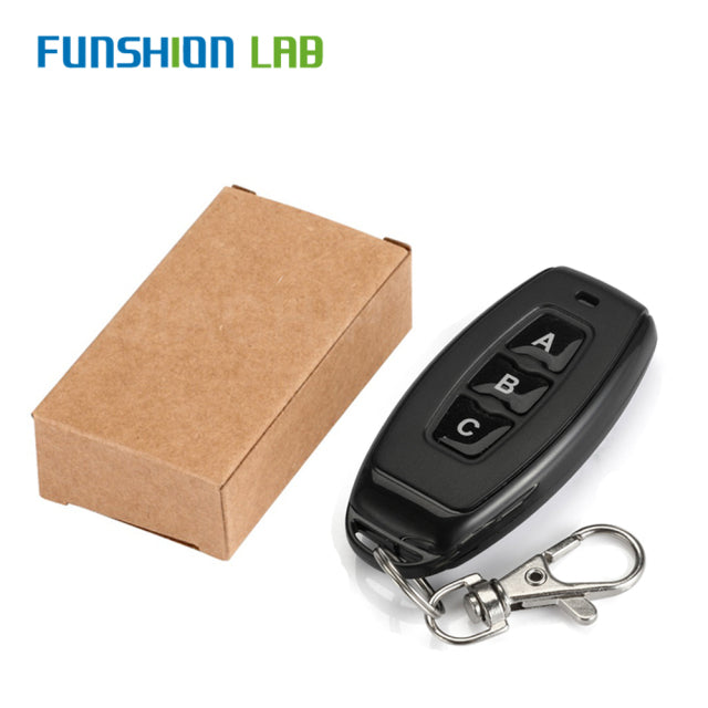433Mhz AC 110V 220V 2CH Relay Receiver Module Transmitter Universal Wireless Remote Control Switch for Motor Lamp LED Light DIY
