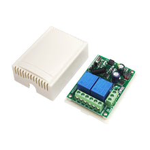 Load image into Gallery viewer, 433Mhz AC 110V 220V 2CH Relay Receiver Module Transmitter Universal Wireless Remote Control Switch for Motor Lamp LED Light DIY