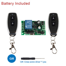 Load image into Gallery viewer, FUNSHIO 433Mhz Universal Wireless Remote Control Switch AC 110V 220V 1CH RF Relay Receiver Module   RF 433Mhz Remote Transmitter