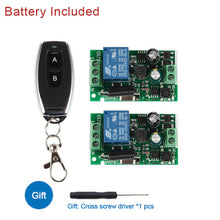 Load image into Gallery viewer, FUNSHIO 433Mhz Universal Wireless Remote Control Switch AC 110V 220V 1CH RF Relay Receiver Module   RF 433Mhz Remote Transmitter
